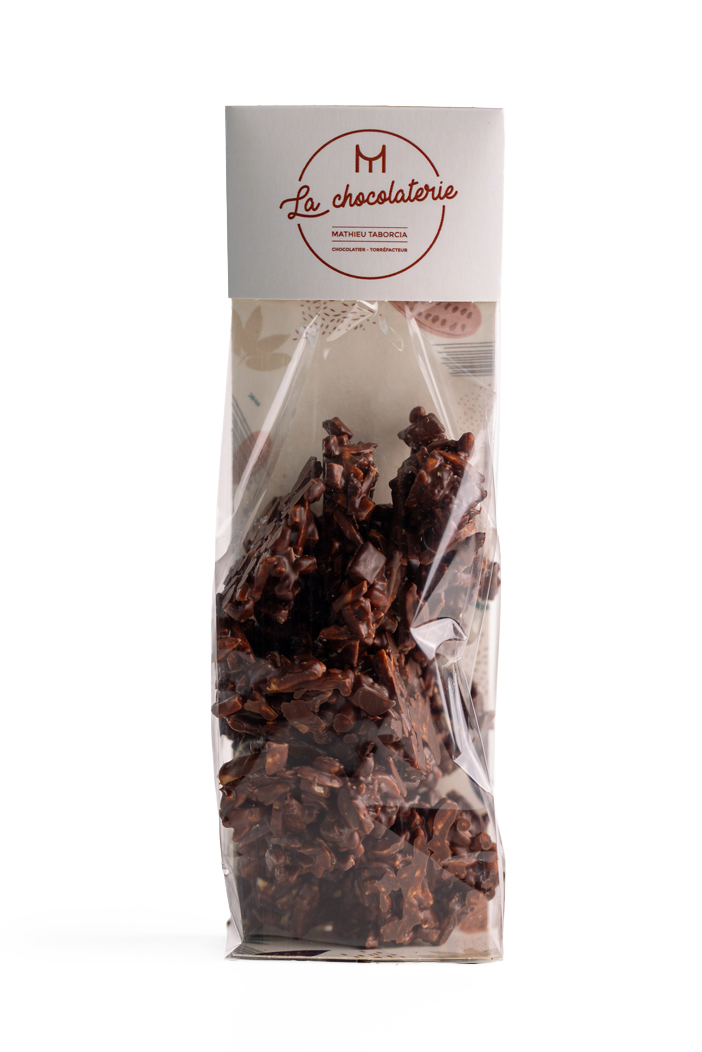 Sachet de Croque amande (chocolat noir)