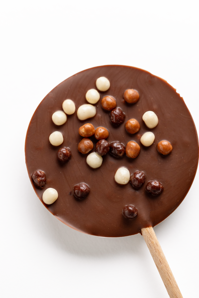 Sucette au chocolat
