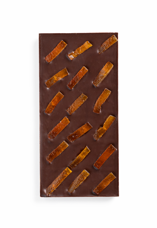 Oranges confites (noir 70%)