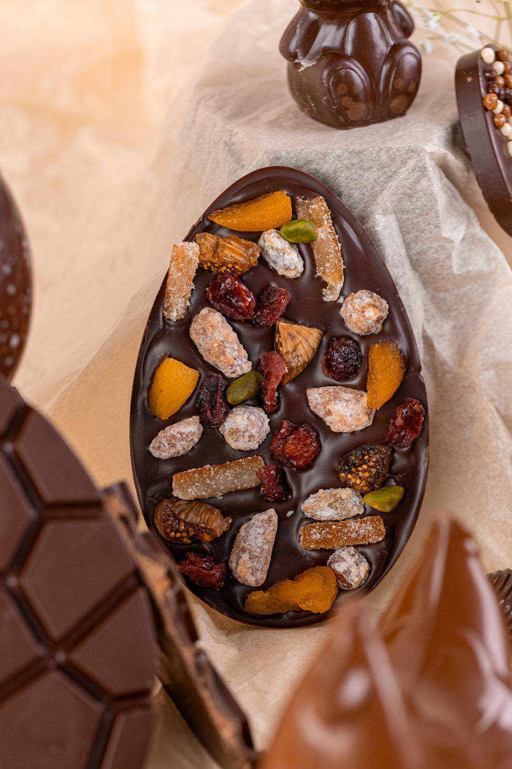 Tablette en forme d'œuf mendiant 🥚🍫 — Pâques