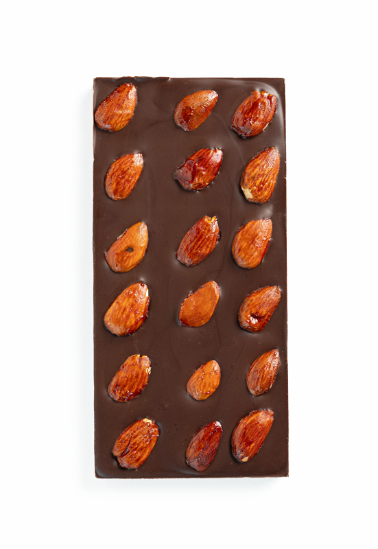 Amandes caramélisées (noir 70%)